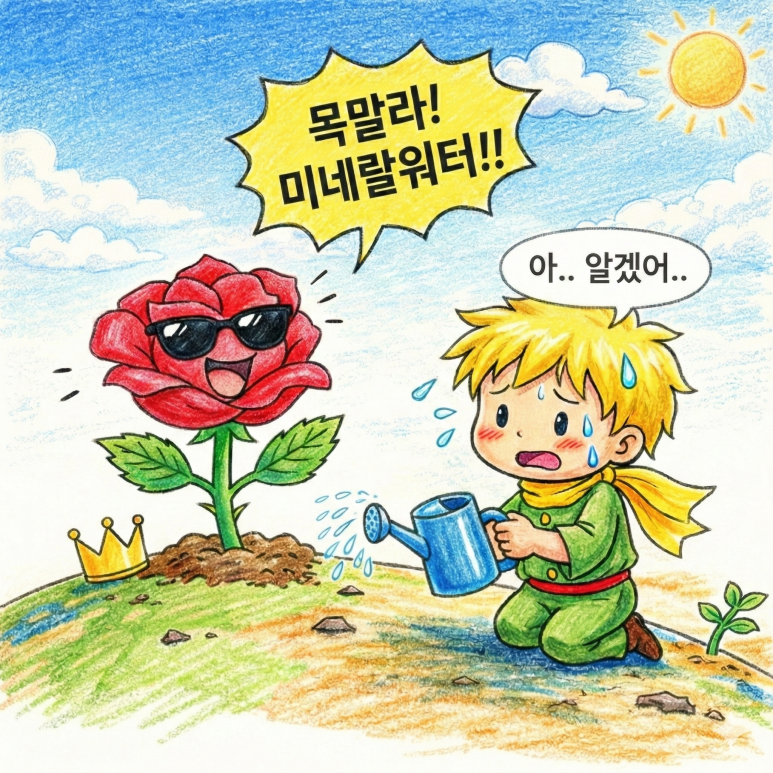 우주의 시선으로 다시 쓰는 <어린왕자>제8장: B612의 장미와 내 안의 금쪽이